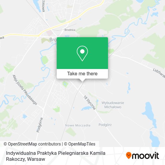 Indywidualna Praktyka Pielegniarska Kamila Rakoczy map