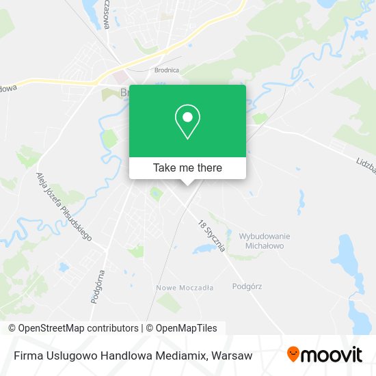 Firma Uslugowo Handlowa Mediamix map