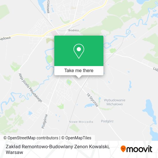 Zakład Remontowo-Budowlany Zenon Kowalski map