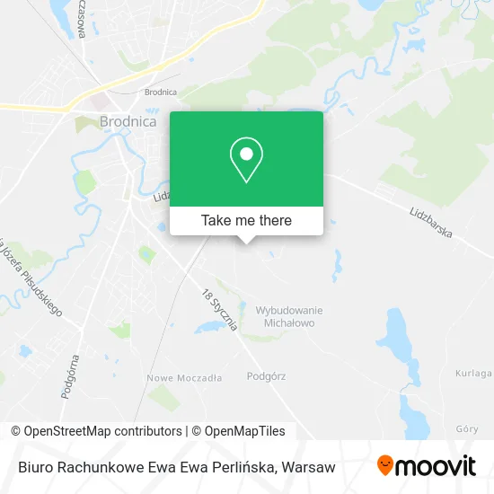 Biuro Rachunkowe Ewa Ewa Perlińska map