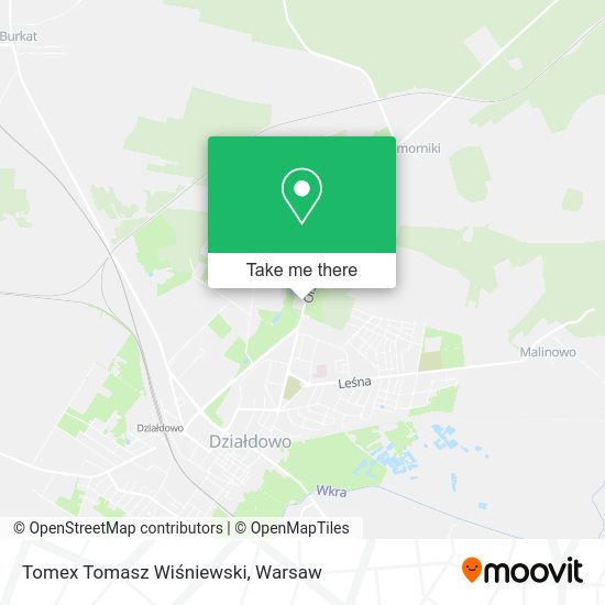 Tomex Tomasz Wiśniewski map