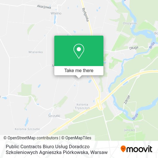 Public Contracts Biuro Usług Doradczo Szkoleniowych Agnieszka Piórkowska map