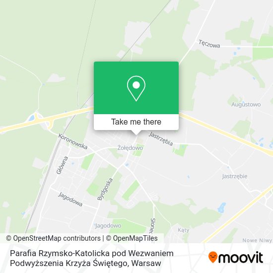 Parafia Rzymsko-Katolicka pod Wezwaniem Podwyższenia Krzyża Świętego map