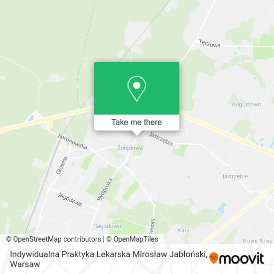 Карта Indywidualna Praktyka Lekarska Mirosław Jabłoński
