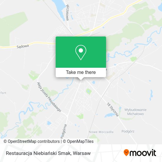 Restauracja Niebiański Smak map