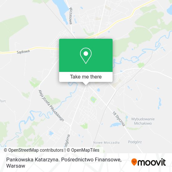 Pankowska Katarzyna. Pośrednictwo Finansowe map