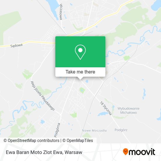 Ewa Baran Moto Zlot Ewa map