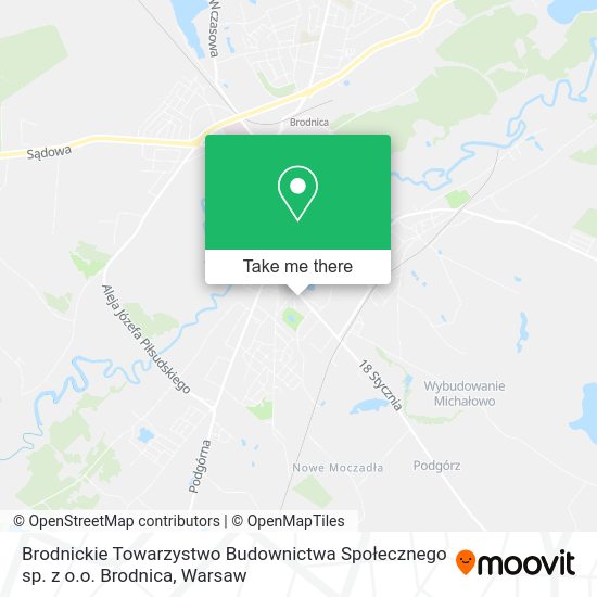 Brodnickie Towarzystwo Budownictwa Społecznego sp. z o.o. Brodnica map