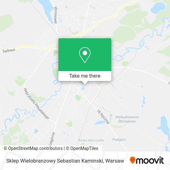 Sklep Wielobranzowy Sebastian Kaminski map