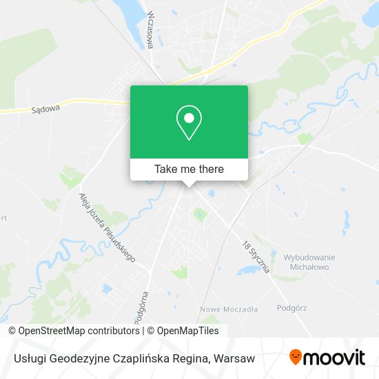 Usługi Geodezyjne Czaplińska Regina map