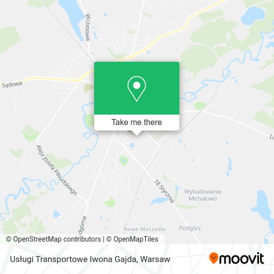 Usługi Transportowe Iwona Gajda map