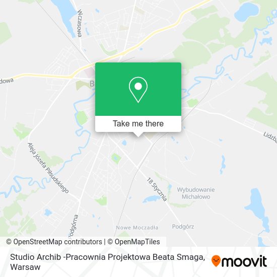 Studio Archib -Pracownia Projektowa Beata Smaga map