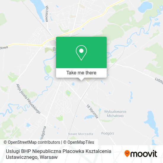 Uslugi BHP Niepubliczna Placowka Ksztalcenia Ustawicznego map