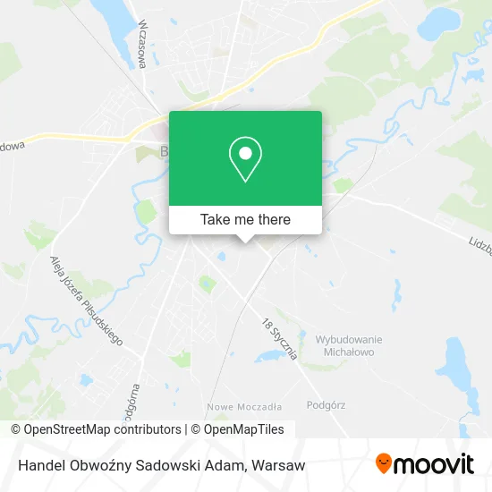 Карта Handel Obwoźny Sadowski Adam