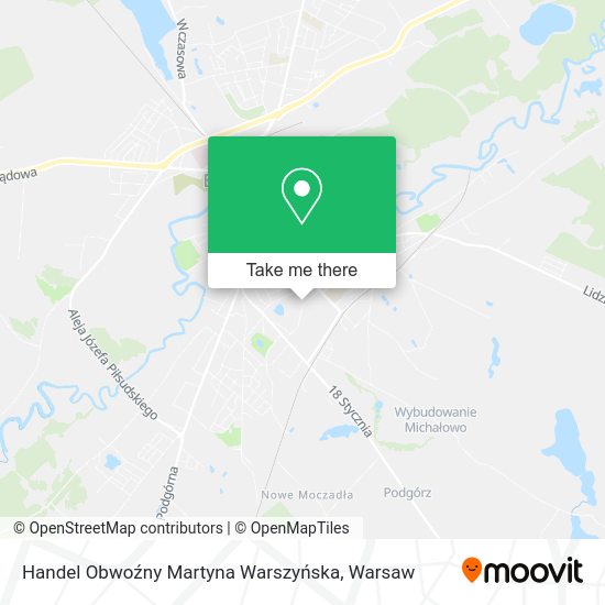 Handel Obwoźny Martyna Warszyńska map