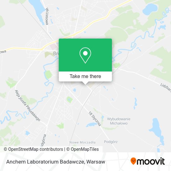 Anchem Laboratorium Badawcze map