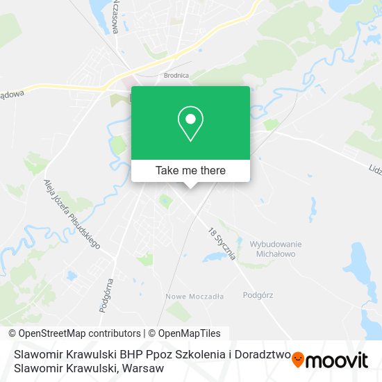 Slawomir Krawulski BHP Ppoz Szkolenia i Doradztwo Slawomir Krawulski map