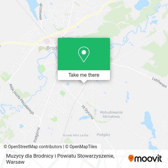 Muzycy dla Brodnicy i Powiatu Stowarzyszenie map