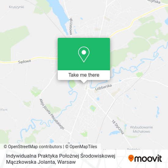 Indywidualna Praktyka Położnej Środowiskowej Mączkowska Jolanta map