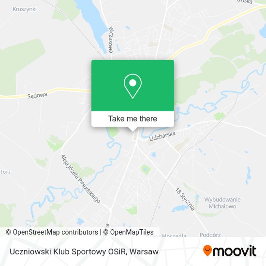 Uczniowski Klub Sportowy OSiR map