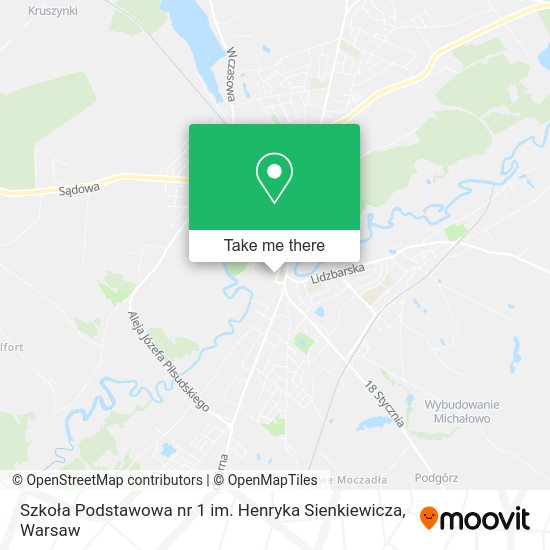 Szkoła Podstawowa nr 1 im. Henryka Sienkiewicza map