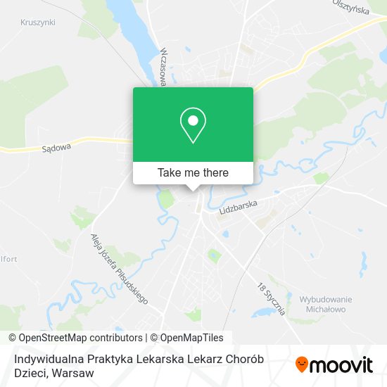 Indywidualna Praktyka Lekarska Lekarz Chorób Dzieci map