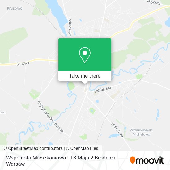 Wspólnota Mieszkaniowa Ul 3 Maja 2 Brodnica map