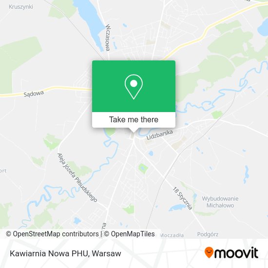 Kawiarnia Nowa PHU map