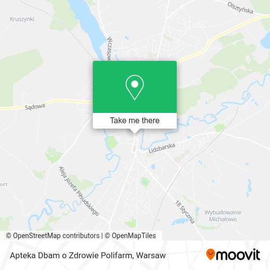 Apteka Dbam o Zdrowie Polifarm map