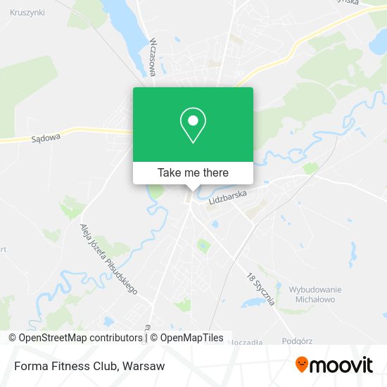 Forma Fitness Club map