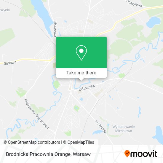 Brodnicka Pracownia Orange map