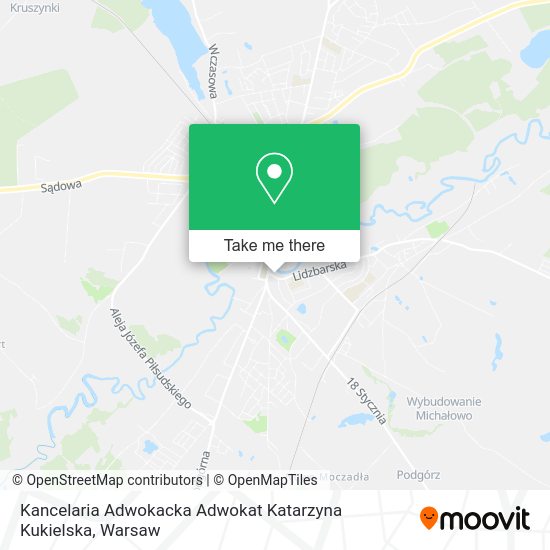 Kancelaria Adwokacka Adwokat Katarzyna Kukielska map