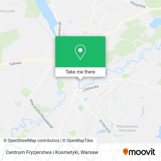 Карта Centrum Fryzjerstwa i Kosmetyki