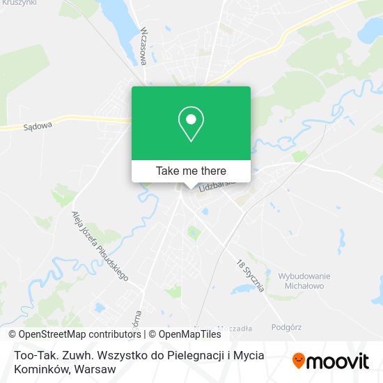 Too-Tak. Zuwh. Wszystko do Pielegnacji i Mycia Kominków map