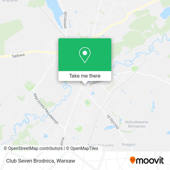 Club Seven Brodnica map