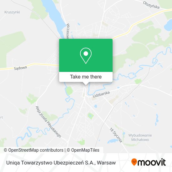 Uniqa Towarzystwo Ubezpieczeń S.A. map