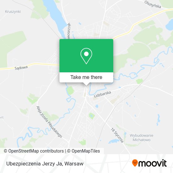 Ubezpieczenia Jerzy Ja map