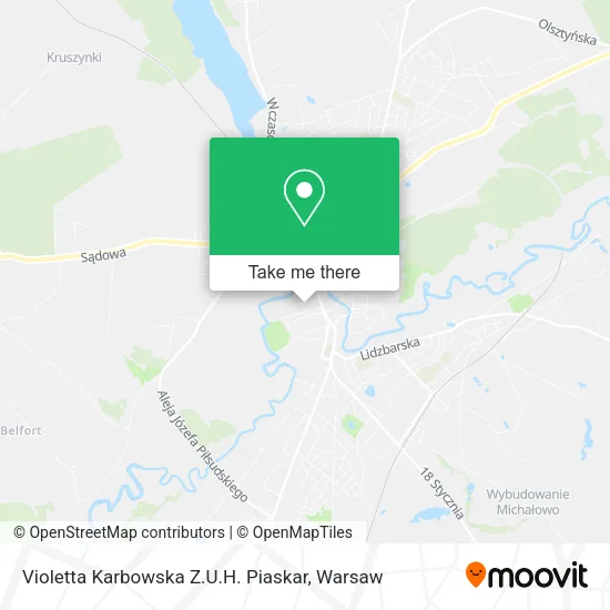 Карта Violetta Karbowska Z.U.H. Piaskar