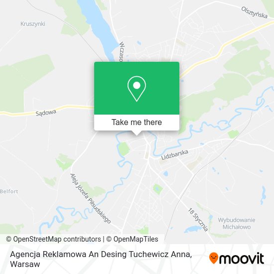 Agencja Reklamowa An Desing Tuchewicz Anna map