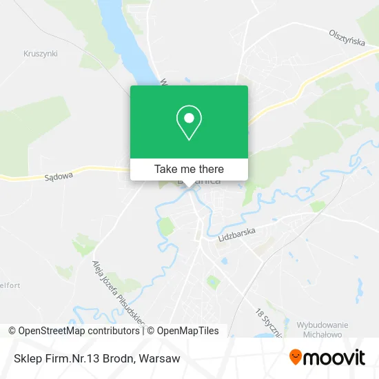 Карта Sklep Firm.Nr.13 Brodn