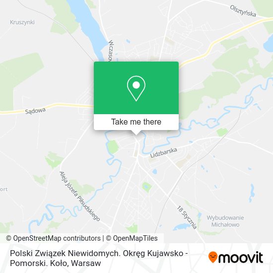 Polski Związek Niewidomych. Okręg Kujawsko - Pomorski. Koło map