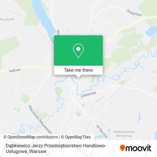 Dąbkiewicz Jerzy Przedsiębiorstwo Handlowo-Usługowe map