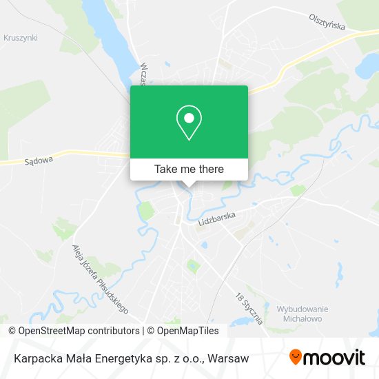 Karpacka Mała Energetyka sp. z o.o. map