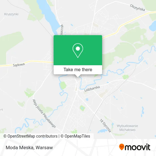 Карта Moda Meska