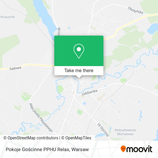 Pokoje Gościnne PPHU Relax map