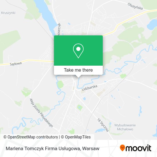 Marlena Tomczyk Firma Usługowa map