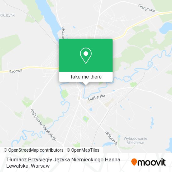 Tłumacz Przysięgły Języka Niemieckiego Hanna Lewalska map