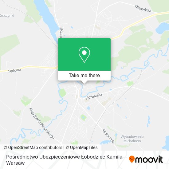 Pośrednictwo Ubezpieczeniowe Łobodziec Kamila map