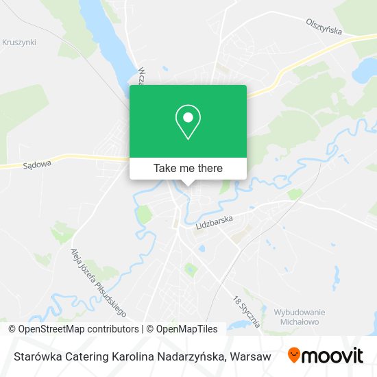 Карта Starówka Catering Karolina Nadarzyńska