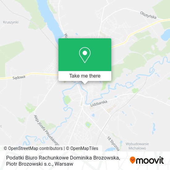 Podatki Biuro Rachunkowe Dominika Brozowska, Piotr Brozowski s.c. map